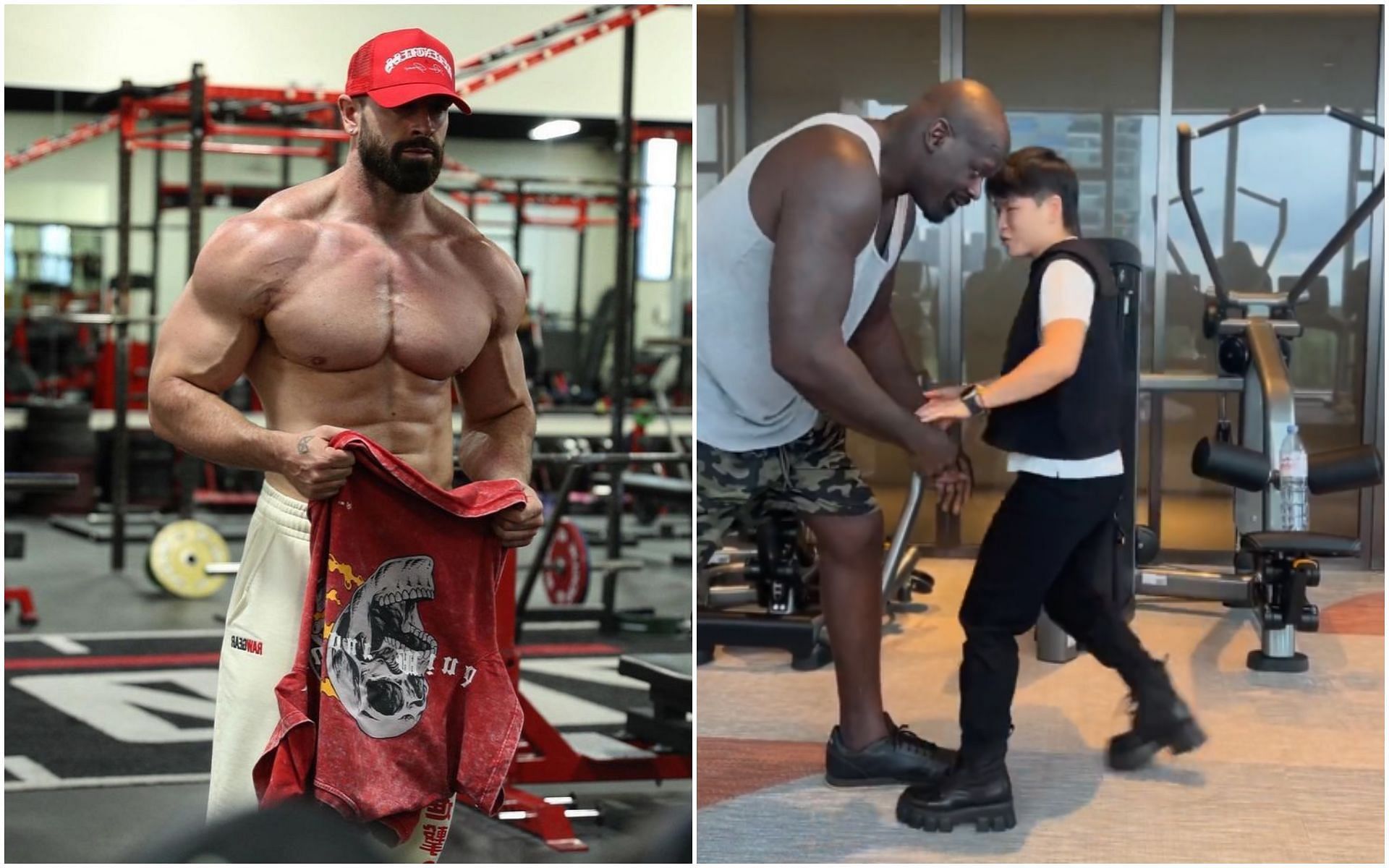 Bradley Martyn and Shaquille O