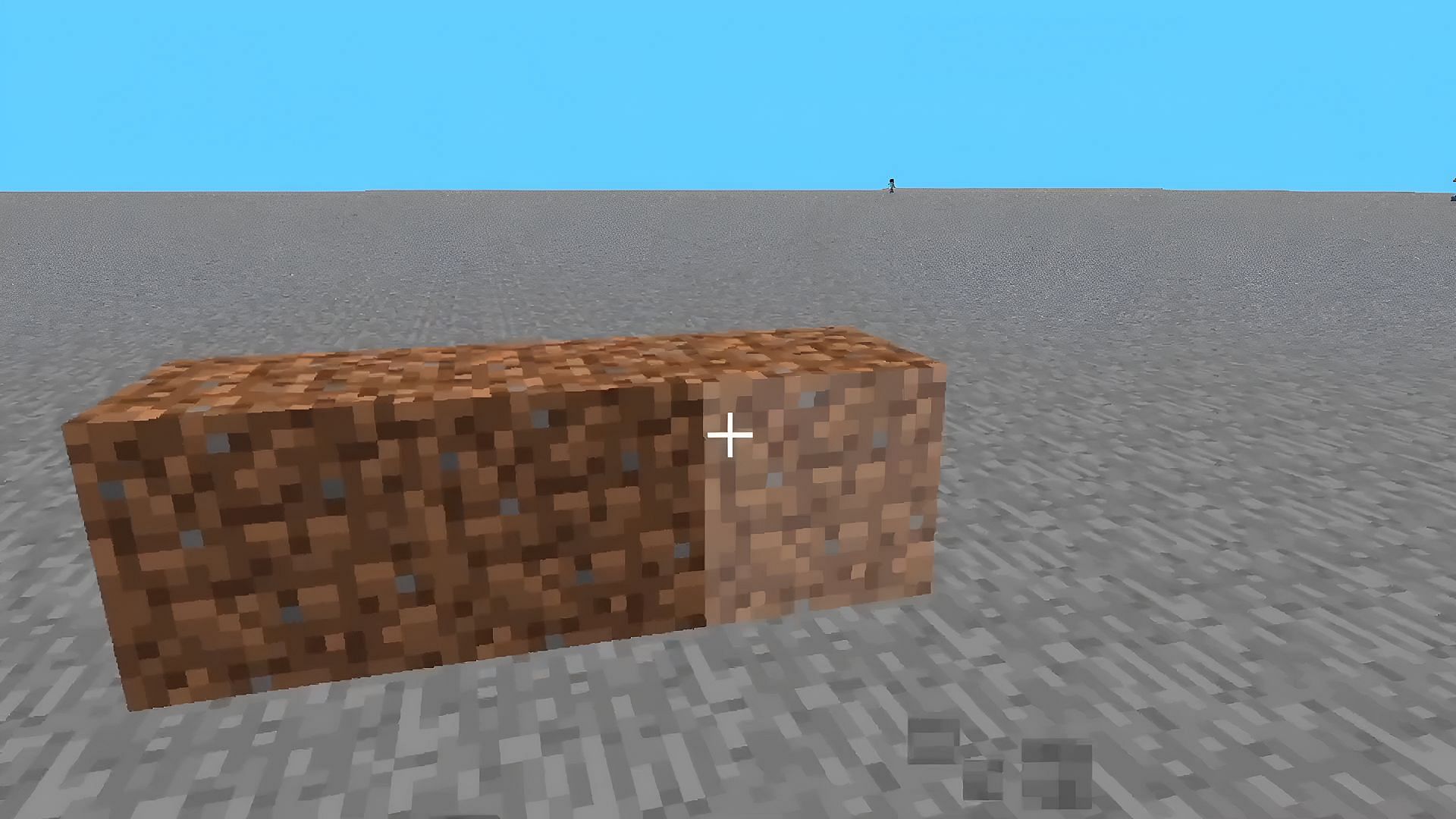 Dirt arrived hot on the heels of grass blocks (Image via Mojang)