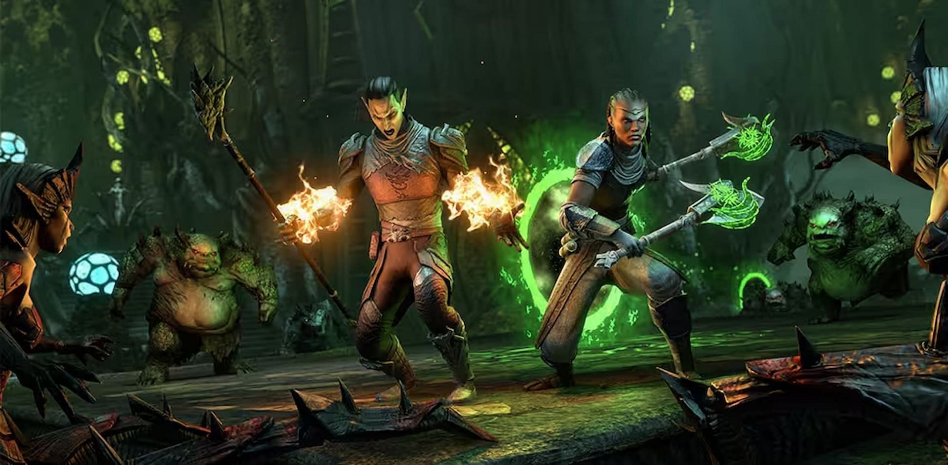 Adventures battling against hoards of enemies in the Elder Scrolls Online