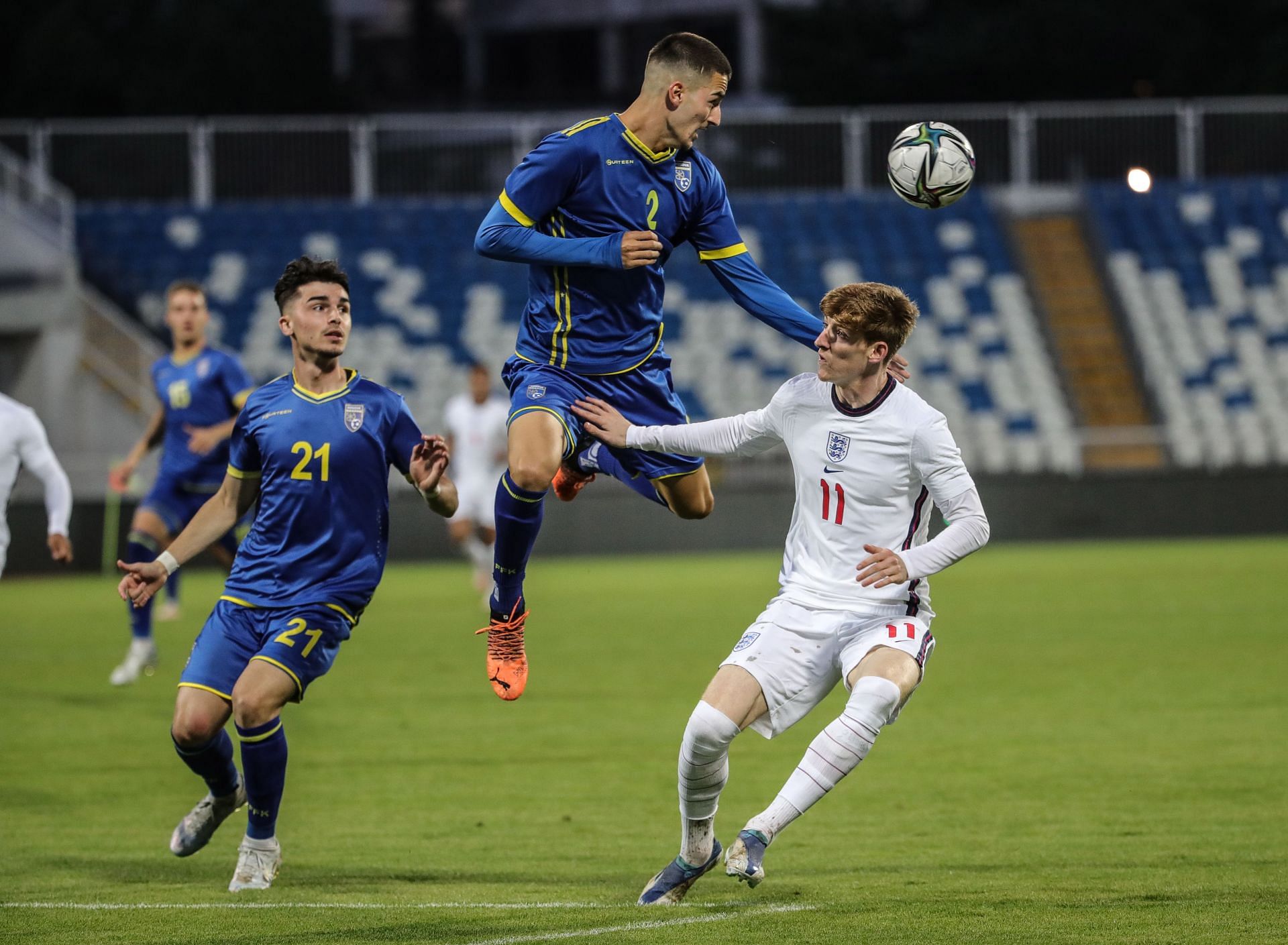Kosovo U21 v England U21 - UEFA European Under-21 Championship Qualifier