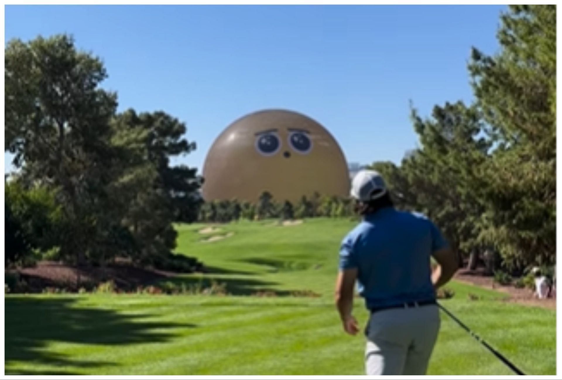 The Las Vegas Sphere mocks golfers at one of America’s priciest golf ...