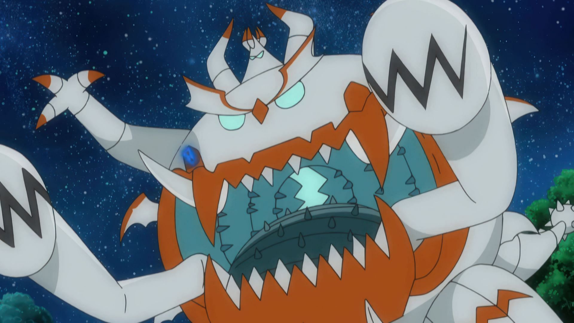 Shiny Guzzlord in the anime (Image via TPC)