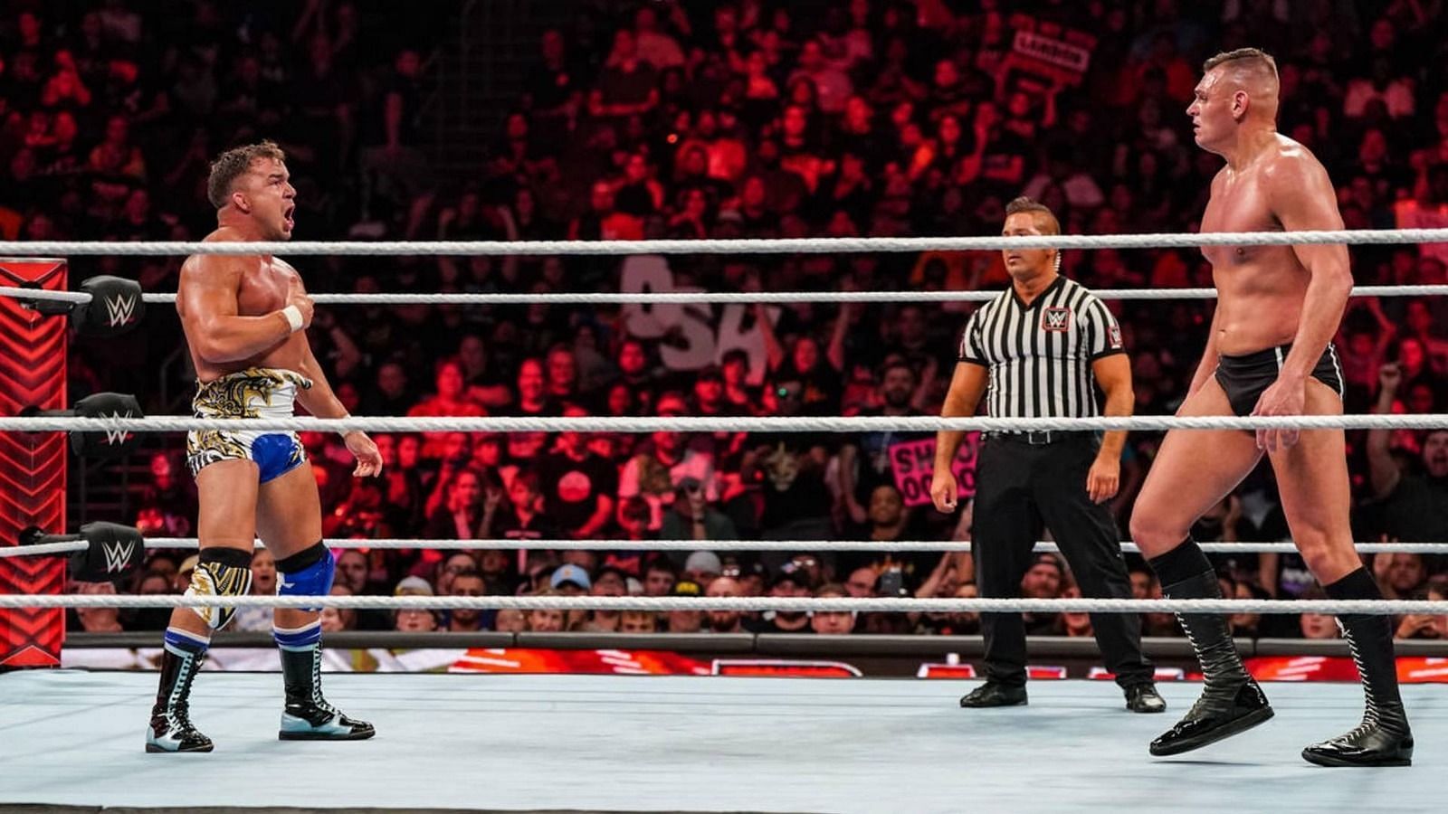 Chad gable vs Gunther on WWE RAW
