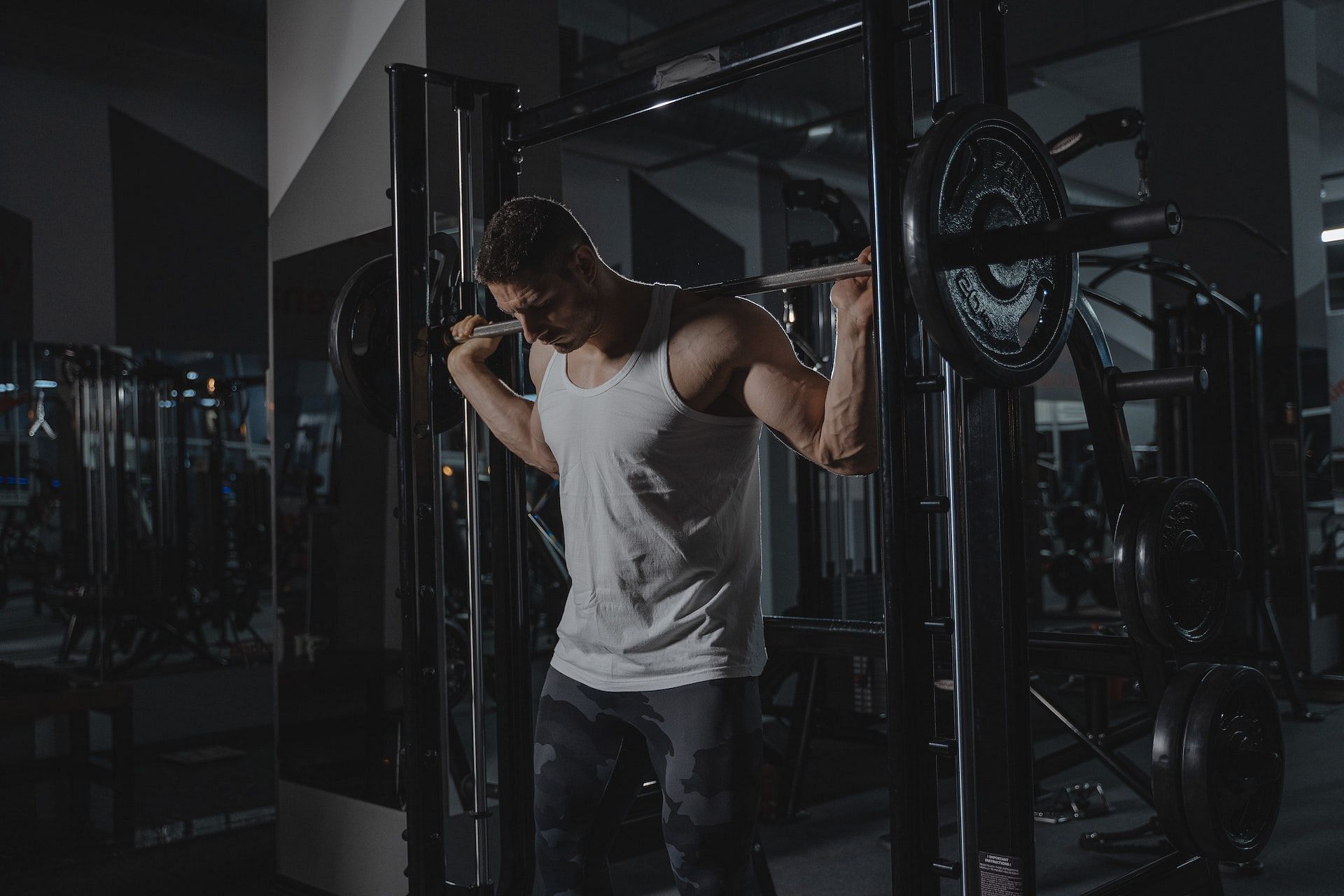 Barbell back squat. (Image credits: Pexels/ Tima Miroshnichenko)