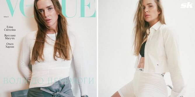 In Pictures: Elina Svitolina graces cover of Vogue Ukraine magazine