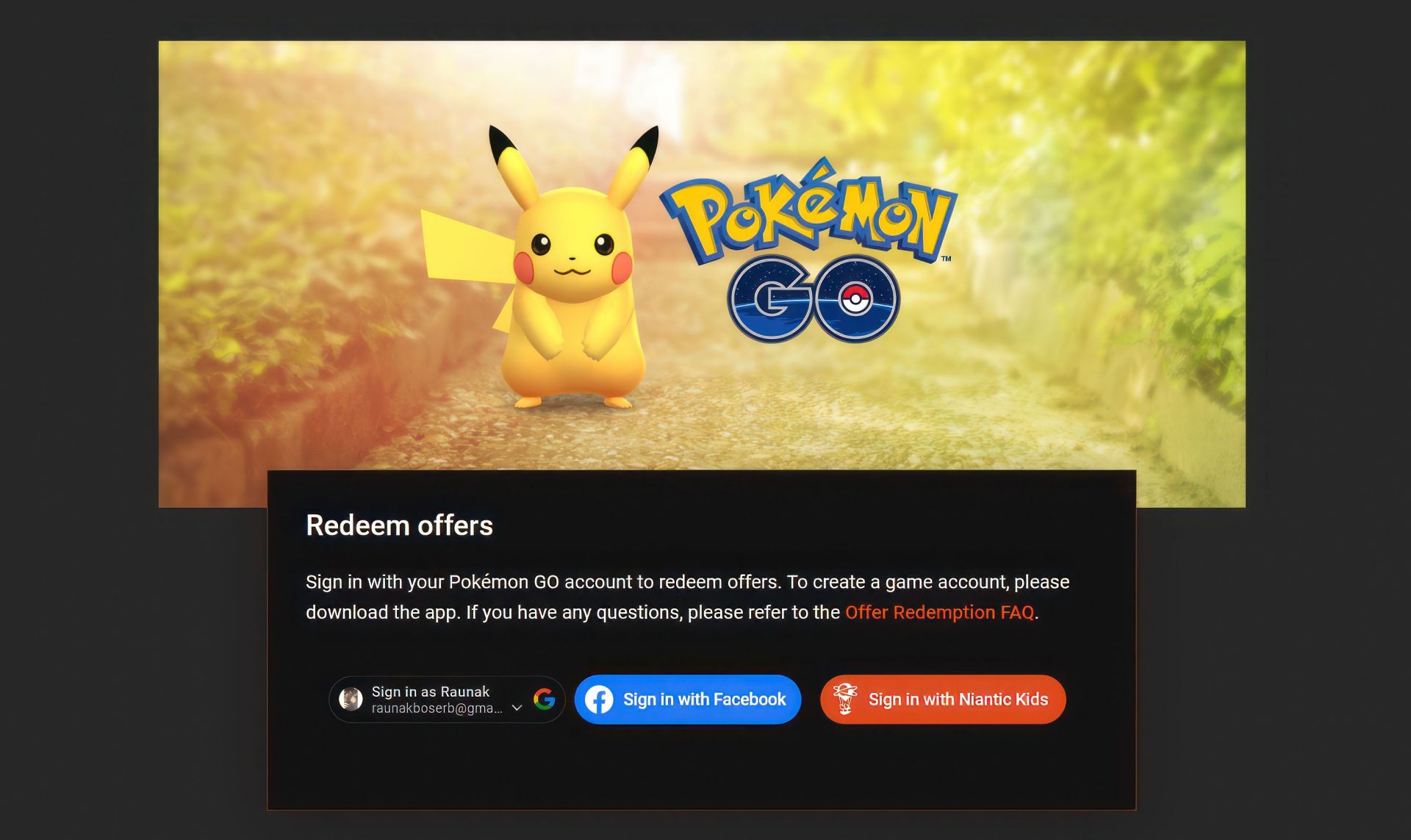 Pokémon Go promo codes for December 2023