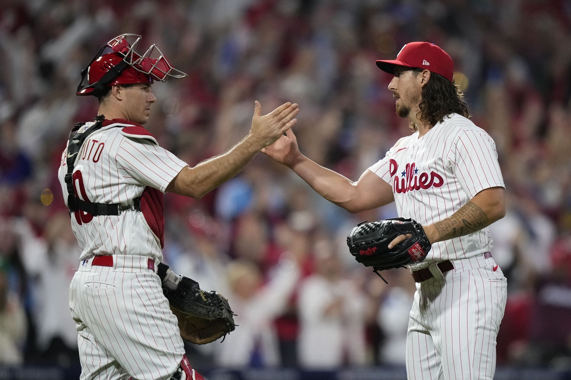 Did Bryce Harper stare down Braves' Orlando Arcia after smashing 2