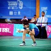 Telangana's M. Tharun and Haryana's Anupama Upadhyaya claim the men's and women's singles titles at the 37th National Games in Goa