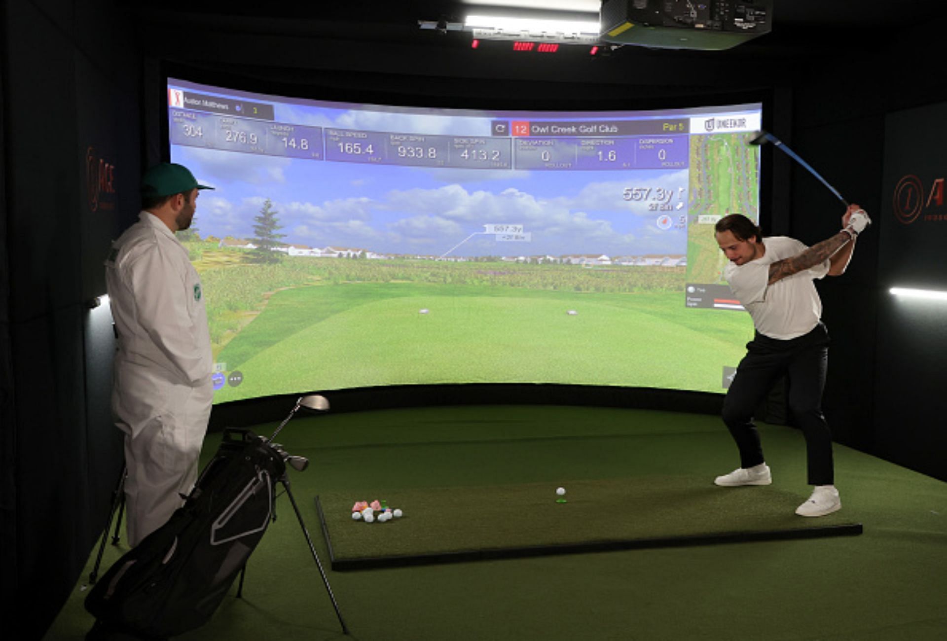 TGL simulator screen will be 20 times larger than regular simulators, like the one in this picture (Image via Getty).
