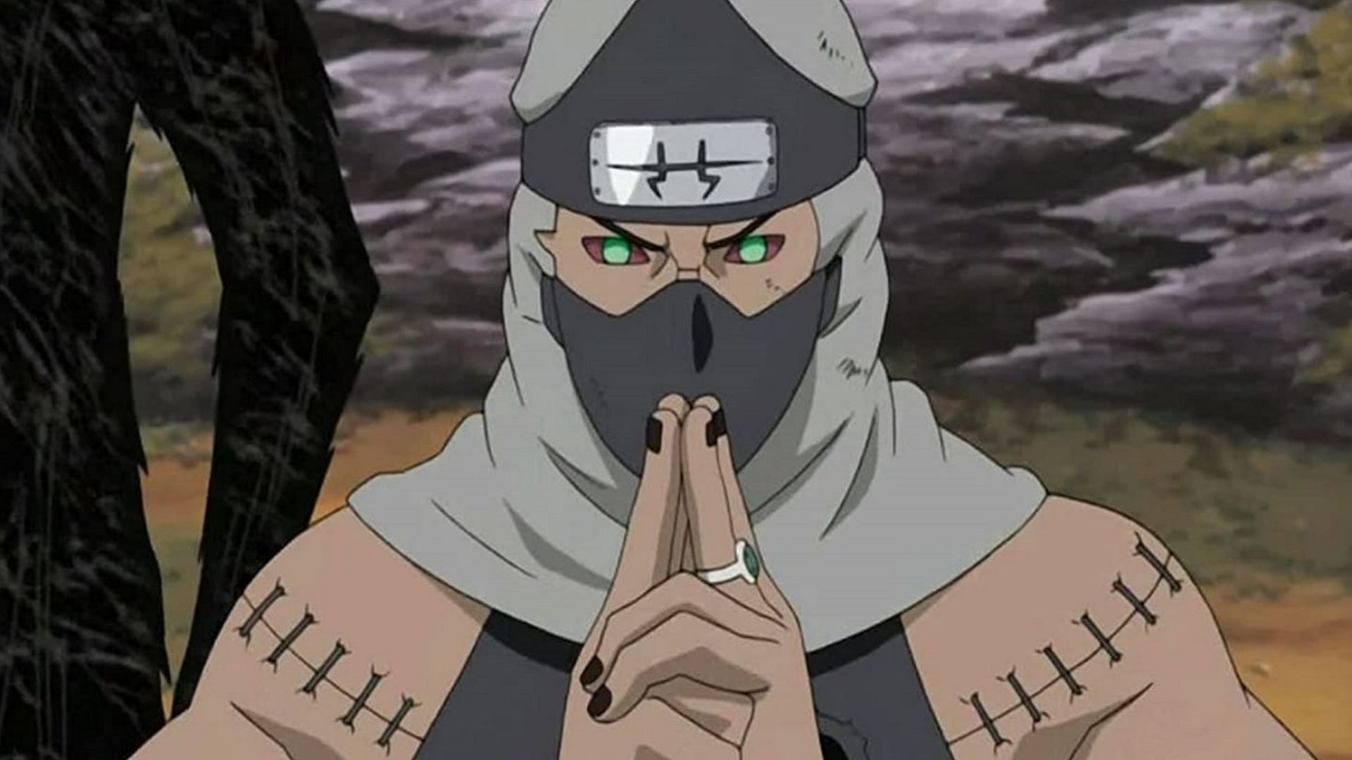 Kakuzu as shown in anime (Image via Studio Pierrot)