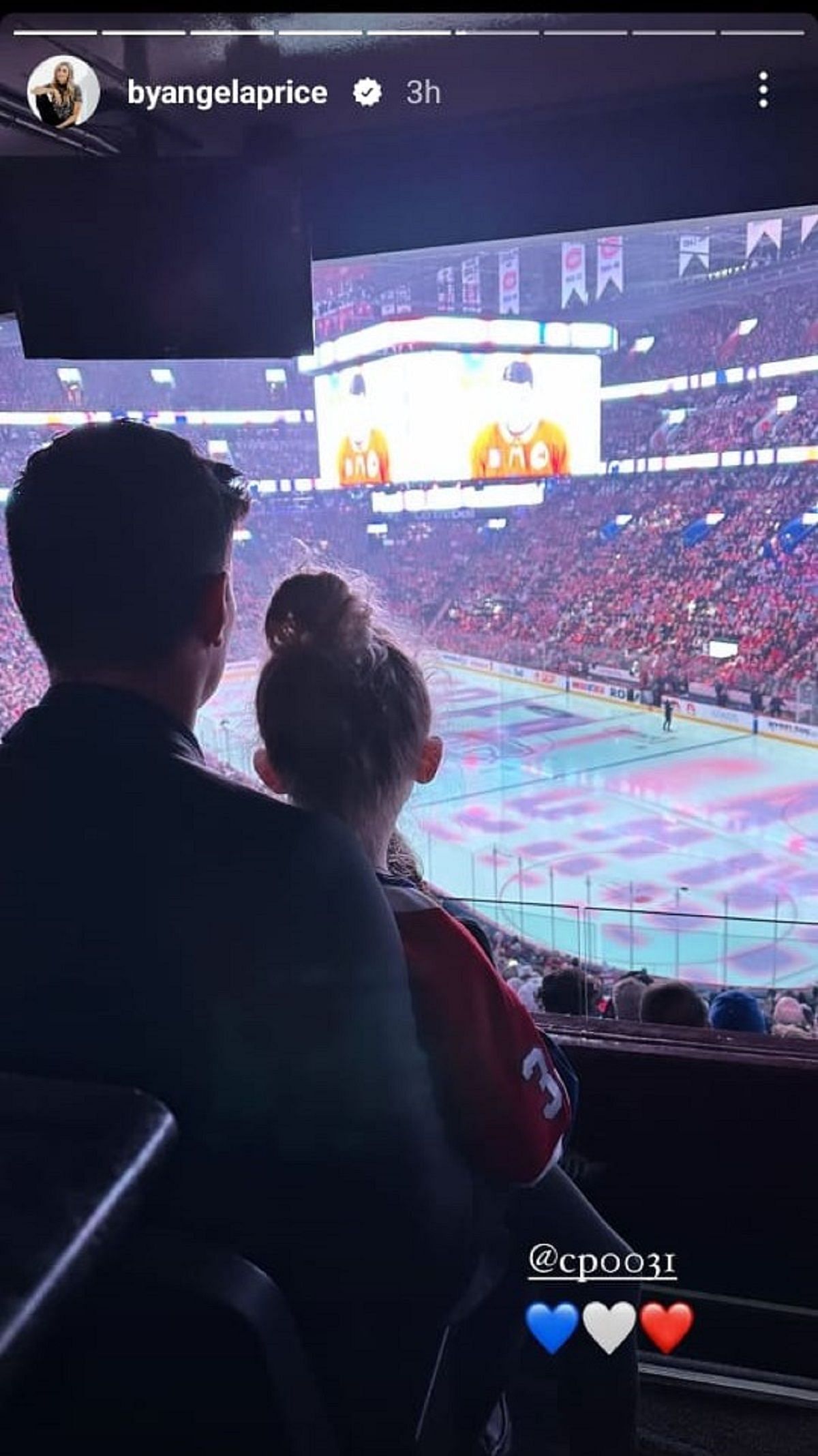 Carey Price with his daughter