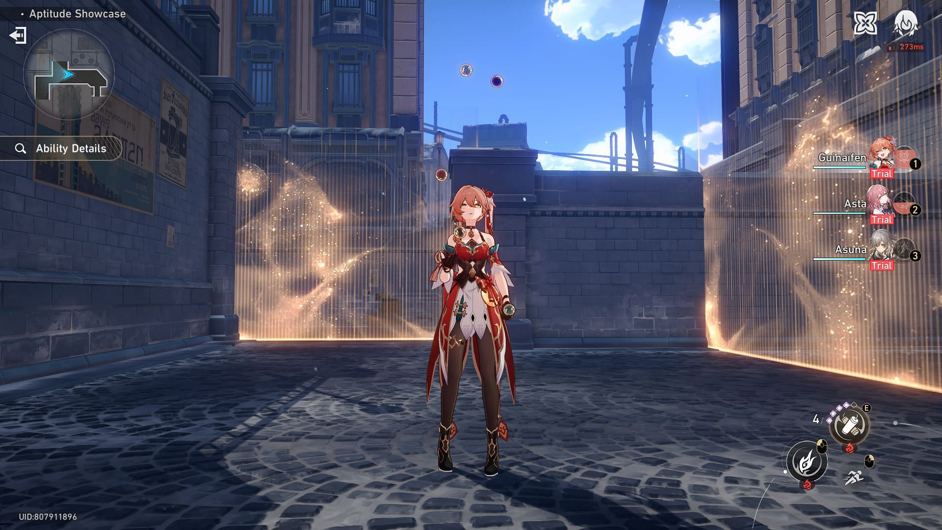 Guinaifen in her Idle animation (Image via HoYoverse)