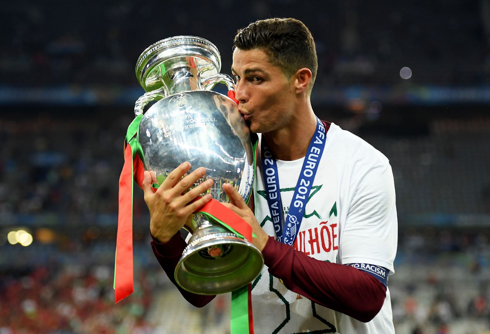 Cristiano Ronaldo won the European Championships in 2016.