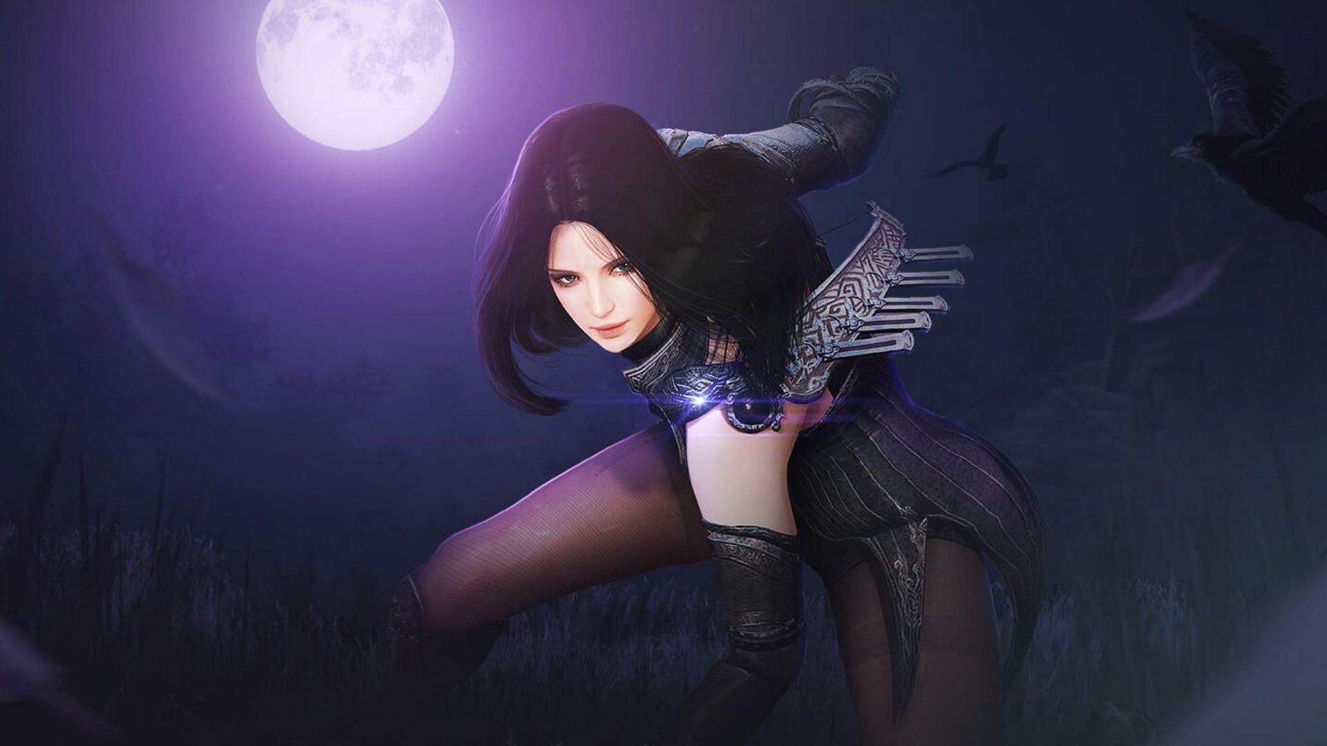 The Sorceress uses her magical powers to defeat most enemies in Black Desert Online (Image via Pearl Abyss)