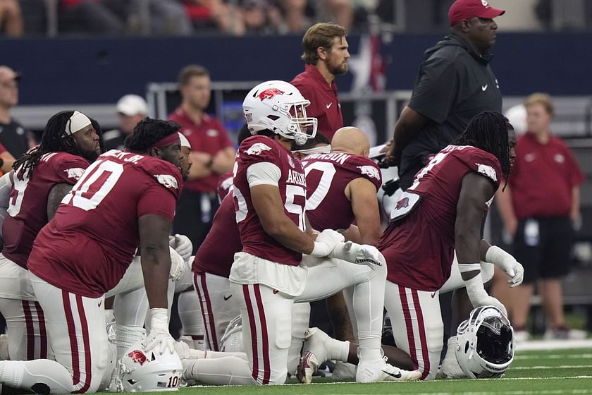 Arkansas football player injury update: What happened to Razorbacks DL John  Morgan?