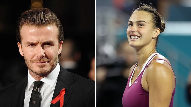 “I just finished watching his Netflix show and the next day, I’m meeting David Beckham”- Aryna Sabalenka on her "crazy" meeting with soccer legend