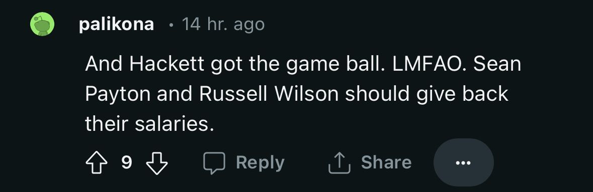 palikona believes Wilson and Payton should give back their salaries.