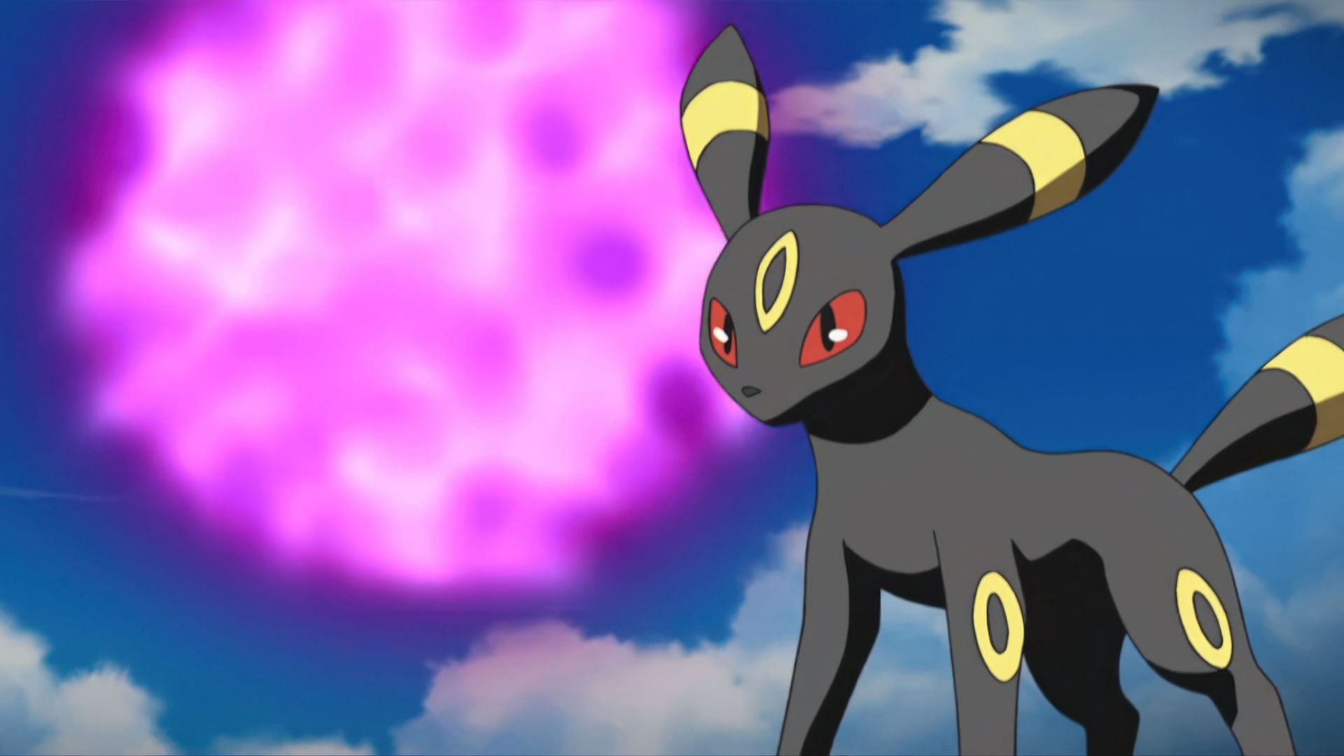 Umbreon, as seen in the anime (Image via The Pokemon Company)