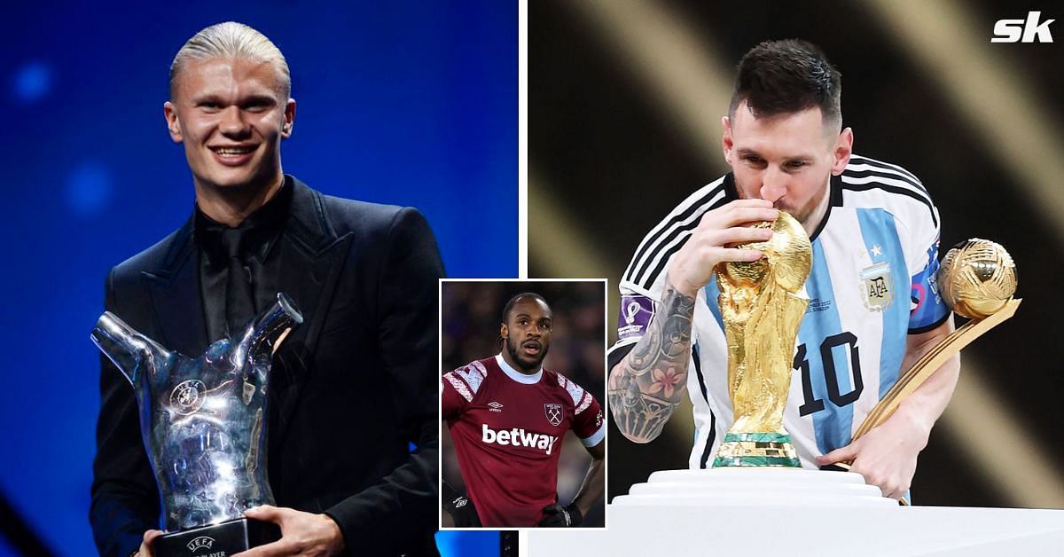 Michail Antonio explains why Erling Haaland should beat Lionel Messi to the Ballon d