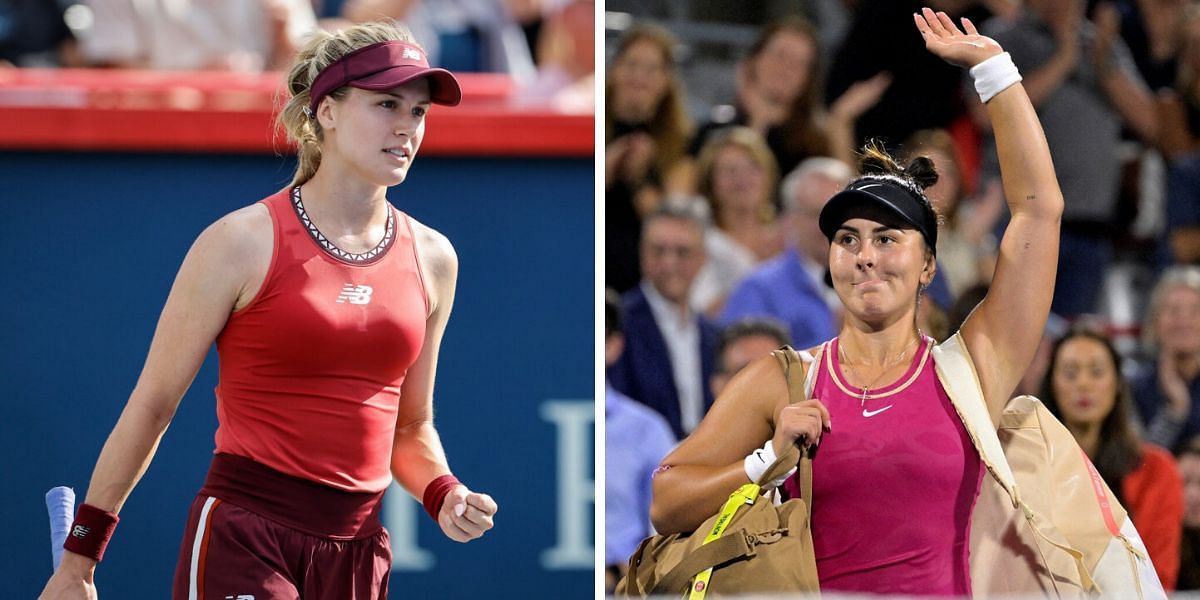 Eugenie Bouchard and Bianca Andreescu