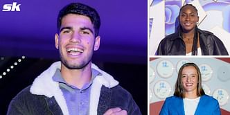 In pictures: Carlos Alcaraz, Coco Gauff, Iga Swiatek and other stars grace red carpet at Beijing Olympic Tower for China Open players' party