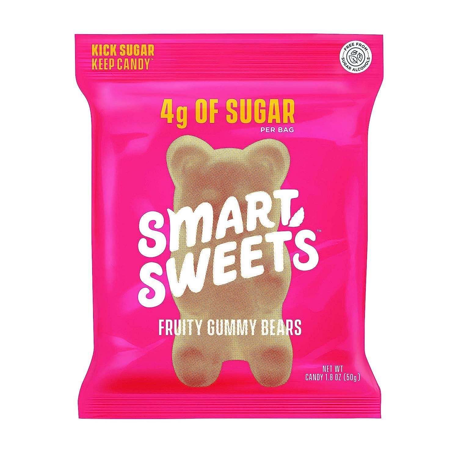 SmartSweets Fruity Gummy Bears (Image sourced via Amazon) 3 Musketeers Mini Candy Bars (Image via Amazon)