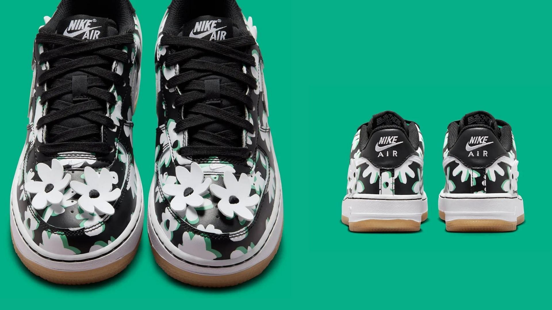 Nike Air Force 1 Low “Black White Flowers” shoes: Everything we know so far