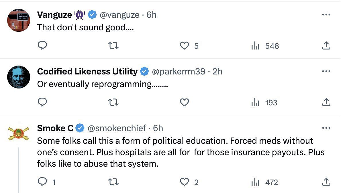 Social media users reacted as the California Gov. Gavin Newsom signed a bill that would force people with untreated mental issues into treatment. (Image via Twitter)