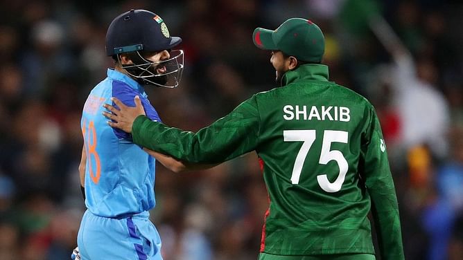 World Cup 2023 : विराट कोहली ने शाकिब अल हसन की जमकर की तारीफ, कही यह बड़ी बात