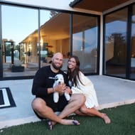 Lane Johnson with girlfriend Kelsey Kay Holmer