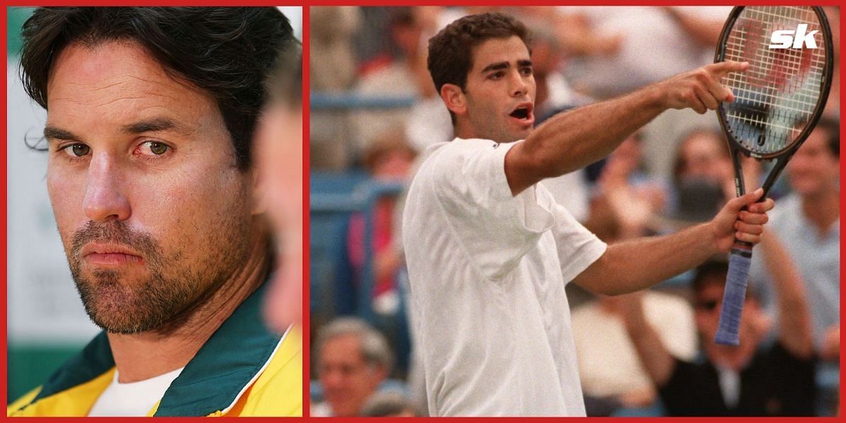 Pat Rafter shared a long on-court rivalry with Pete Sampras.