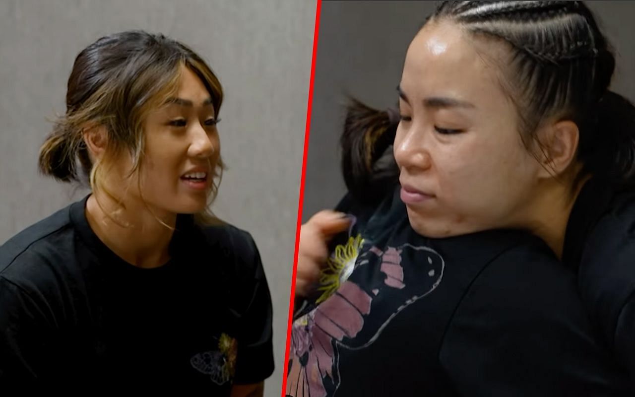 Angela Lee and Ham Seo Hee - Photo by ONE Championship