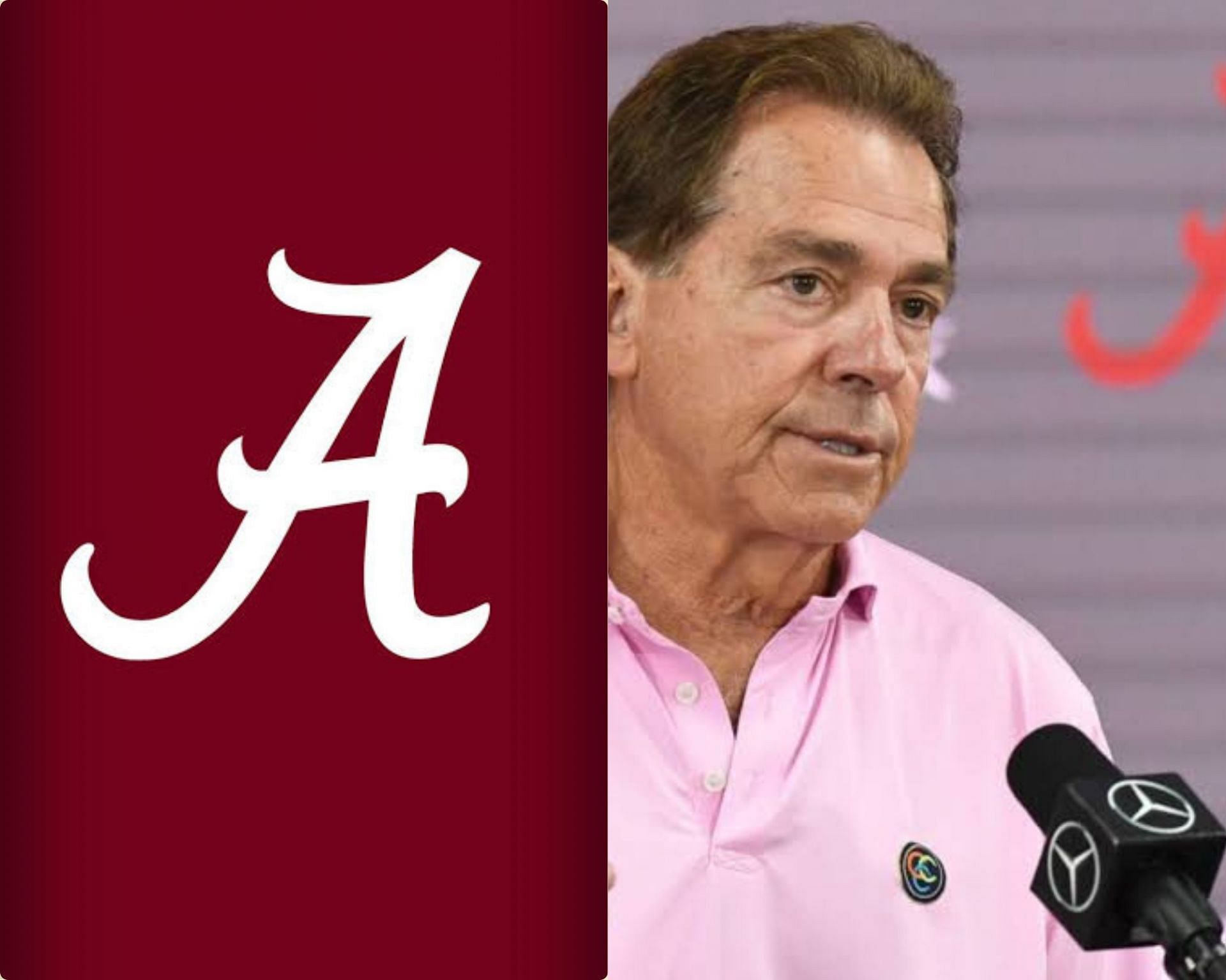 Alabama Crimson Tide football head coach, Nick Saban 