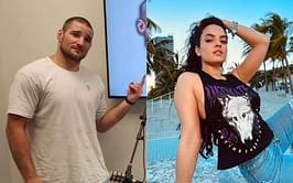 "You f***ing cut across three lanes!" - Sean Strickland ends up in road-rash mid-interview with Nina Marie Daniele