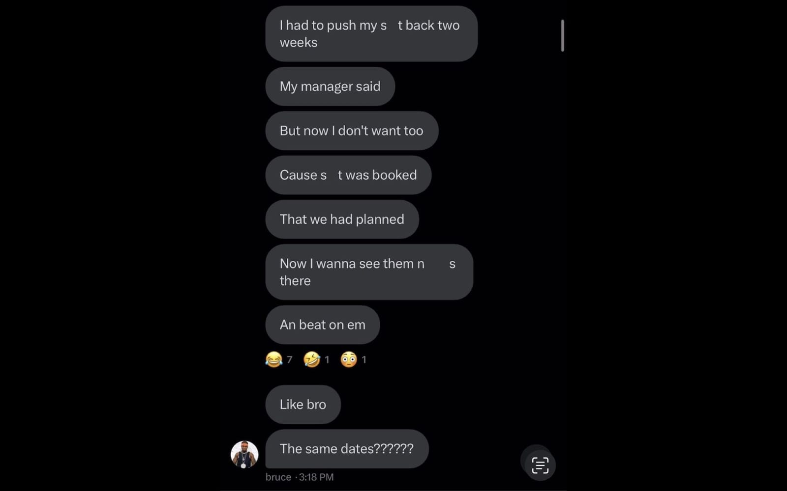 What did BruceDropEmOff allegedly say about Kai Cenat in leaked DMs