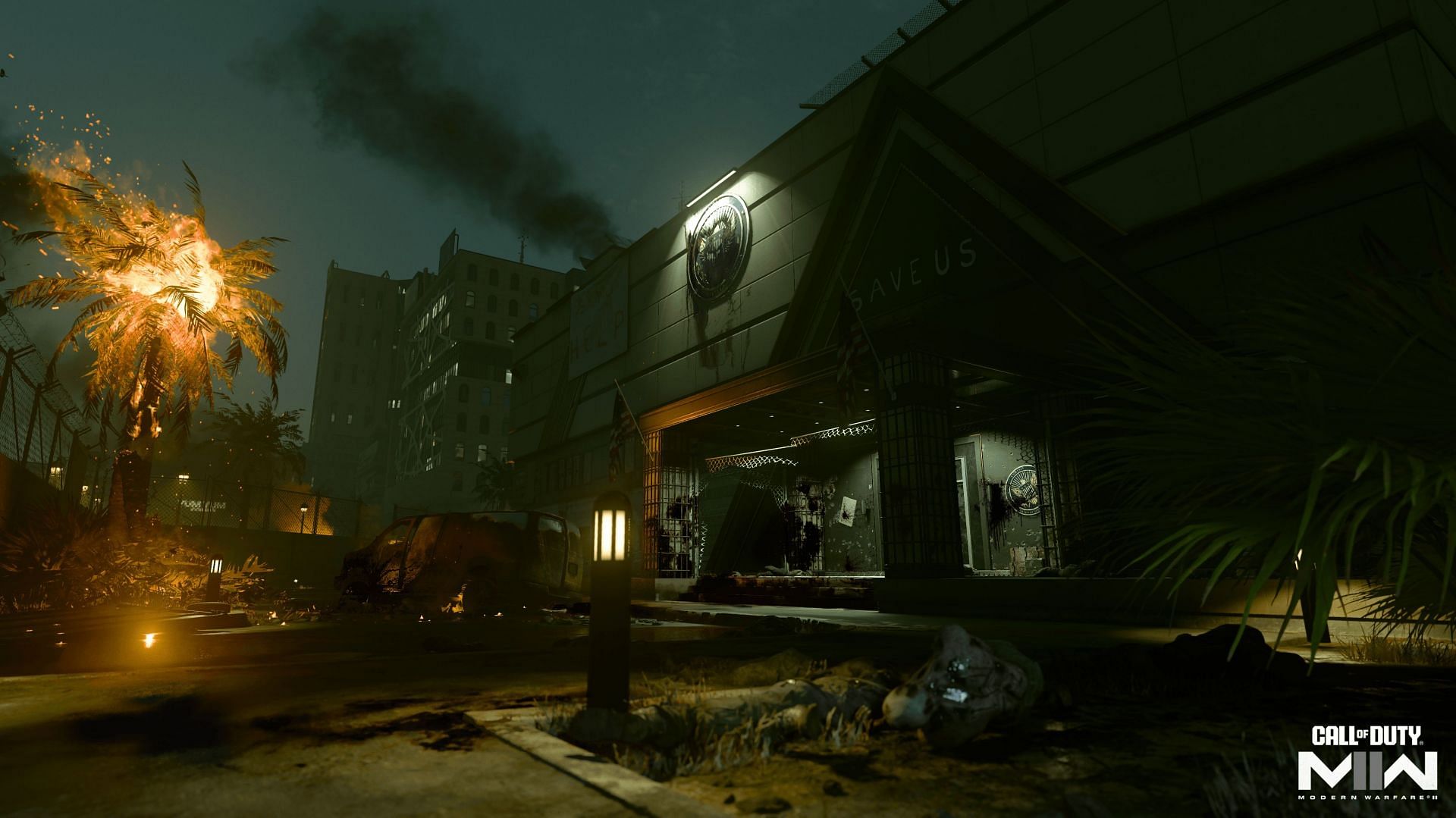 Embassy in MW2 (Image via Activision)