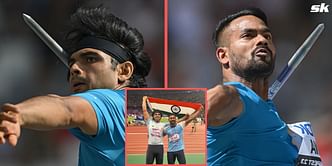 "Sher ki ek dahaad" - Fans celebrate as Neeraj Chopra and Kishore Jena secure gold and silver medals at Asian Games 2023