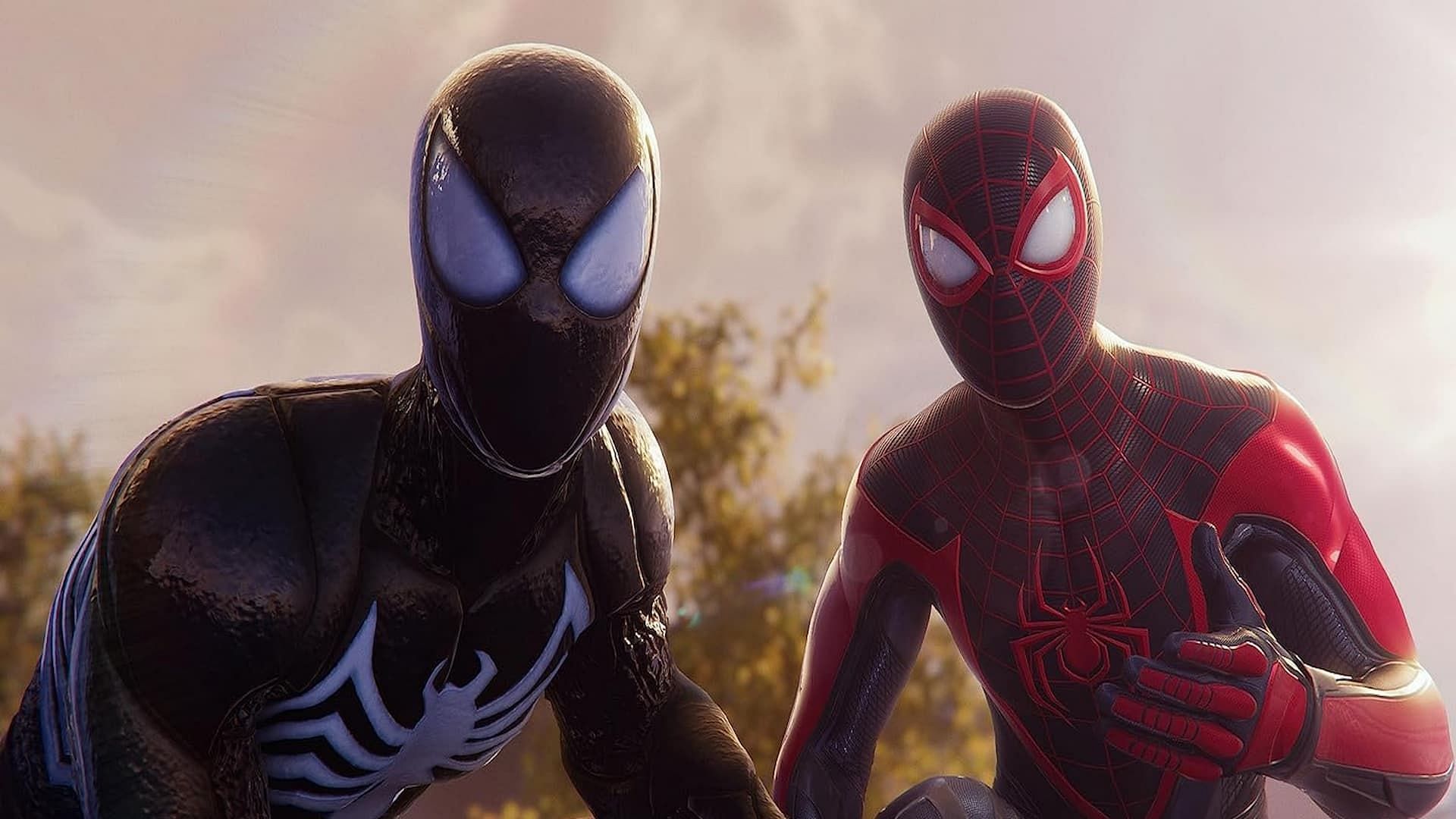 Miles Morales and Peter Parker in the new Spider-Man game (Image via Insomniac Games)