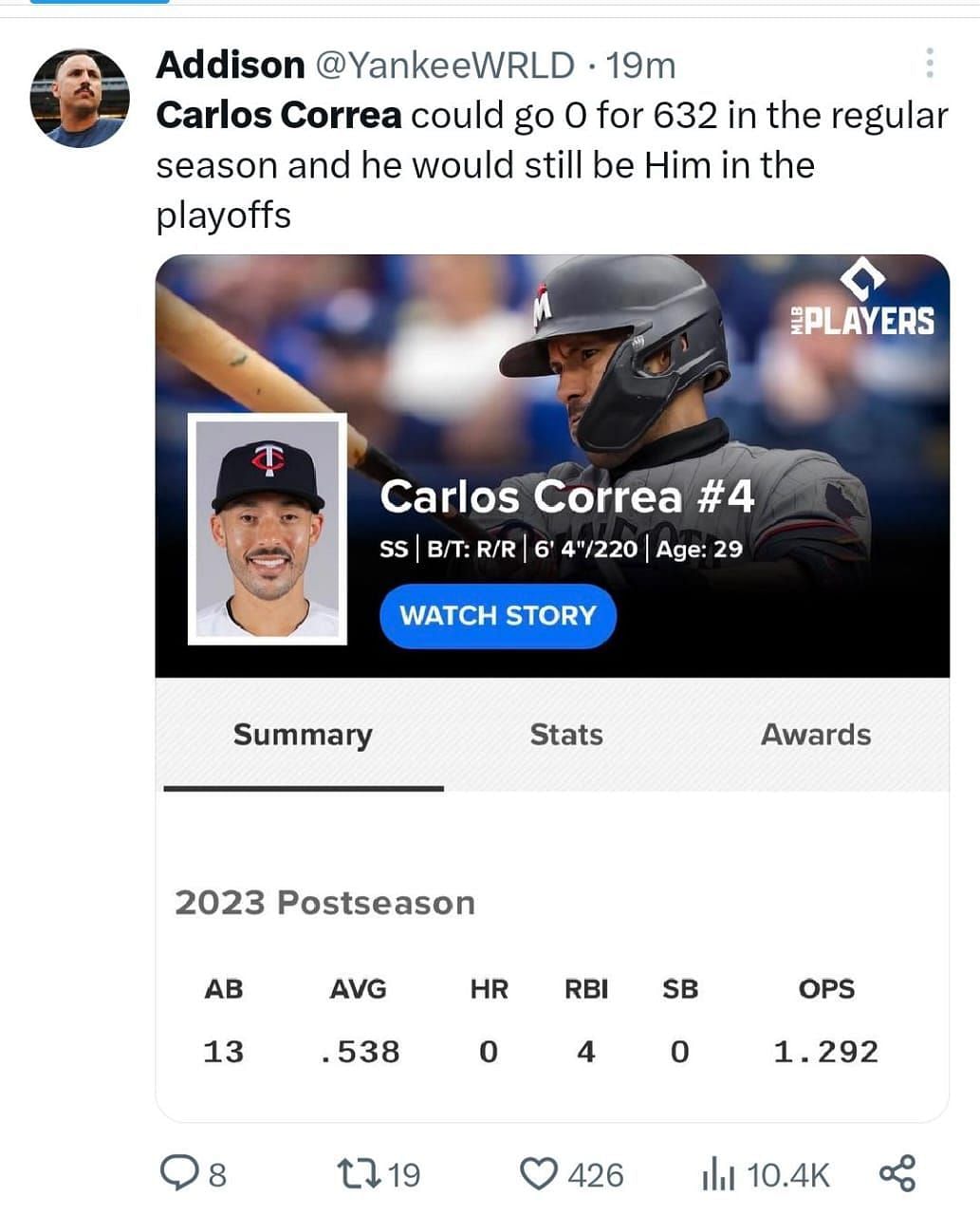 The Astros NEED to extend Carlos Correa and make him an Astro “for life” -  The Crawfish Boxes