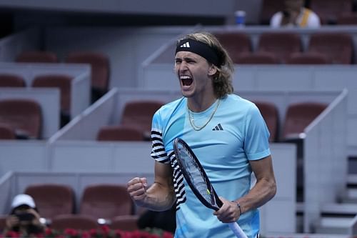 Alexander Zverev at the 2023 China Open.