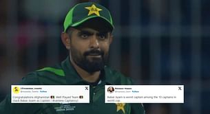 “Brainless captaincy” – Fans troll Babar Azam after Afghanistan beat Pakistan by eight wickets in 2023 World Cup