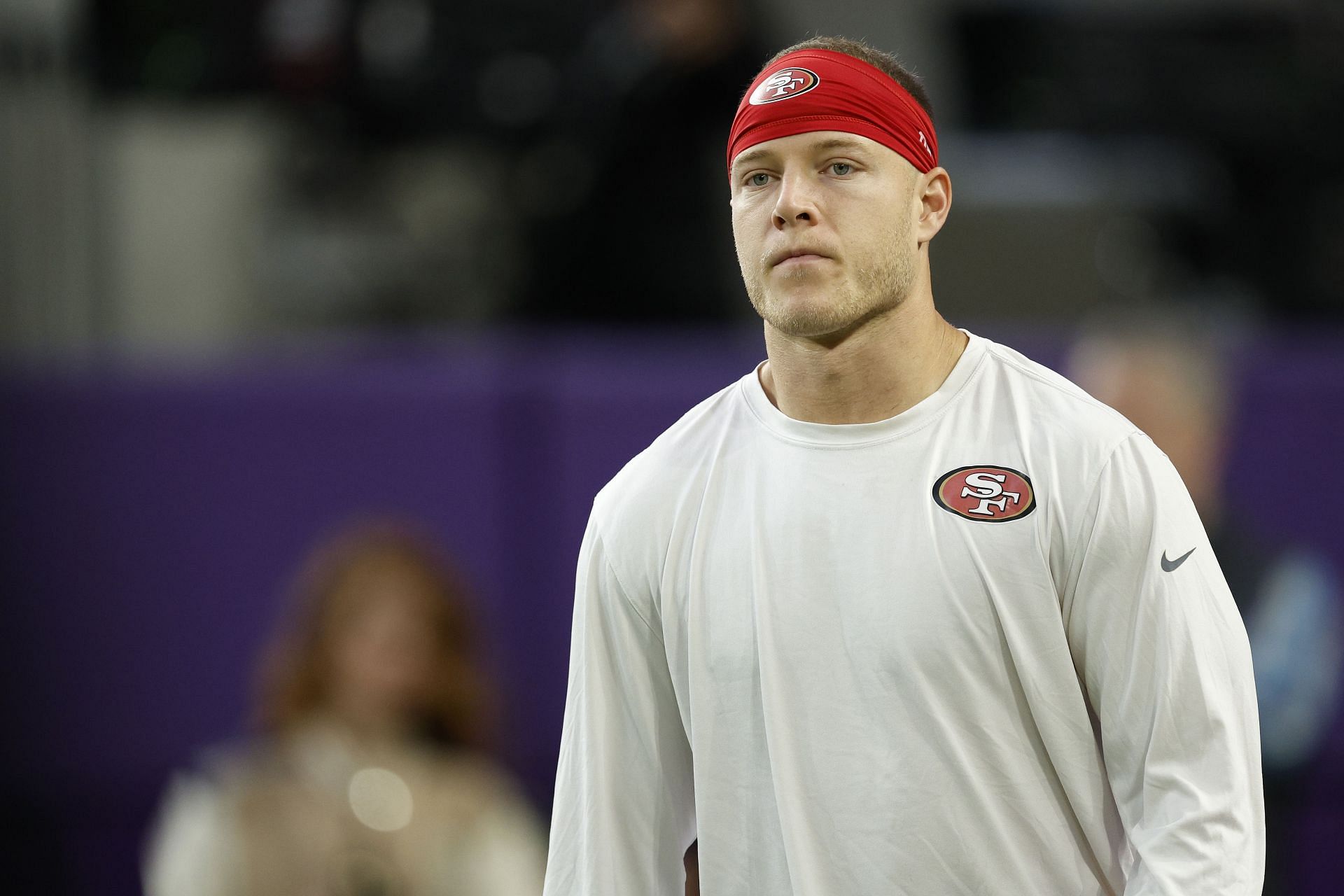 San Francisco 49ers running back Christian McCaffrey