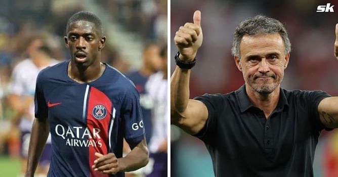 “I’m very happy with what he’s doing” - PSG coach Luis Enrique offers response to Ousmane Dembele goal drought