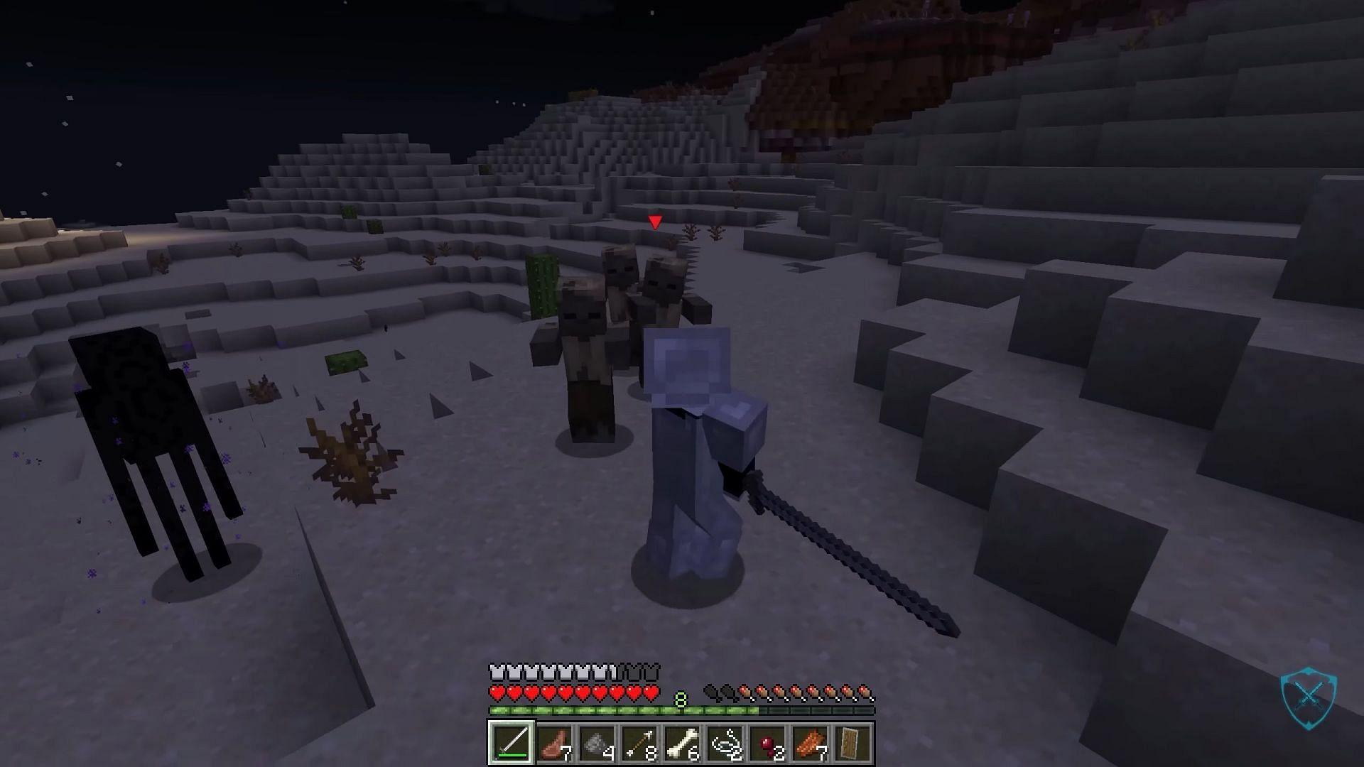 Better Combat overhauls the in-game combat to be in line with Minecraft Dungeons (Image via AsianHalfSquat/YouTube)