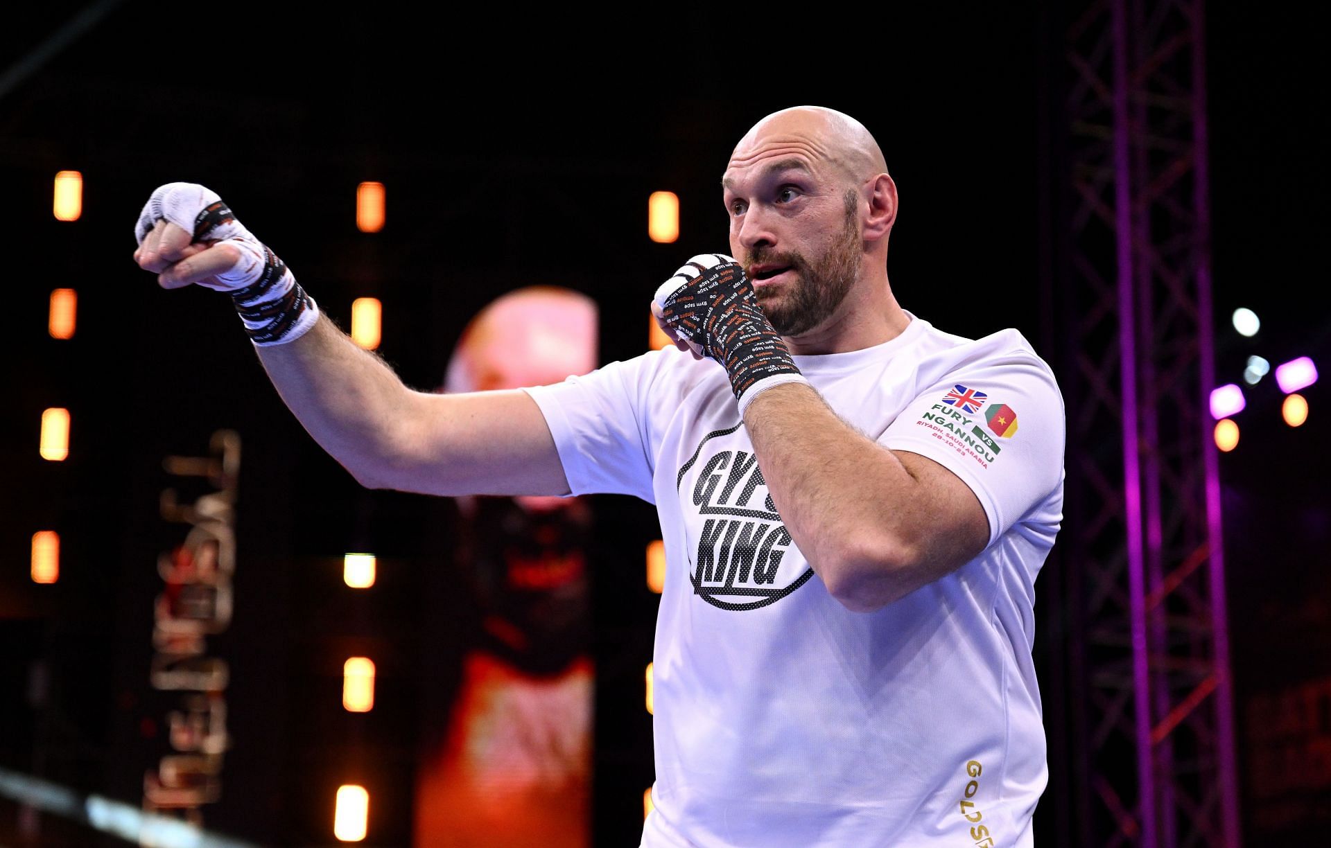 Boxing In Riyadh: Tyson Fury v Francis Ngannou - Public Workout