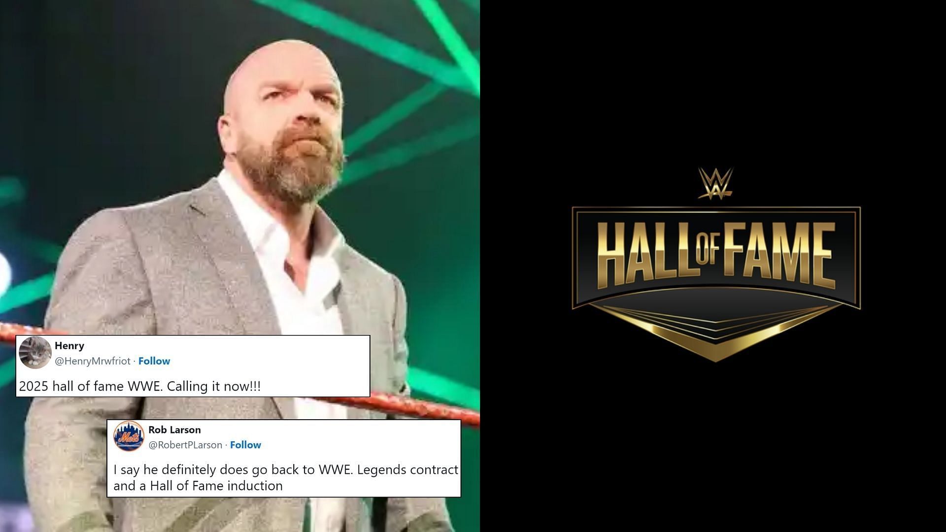 "2025 hall of fame WWE. Calling it now!!!" Fans are convinced 4time