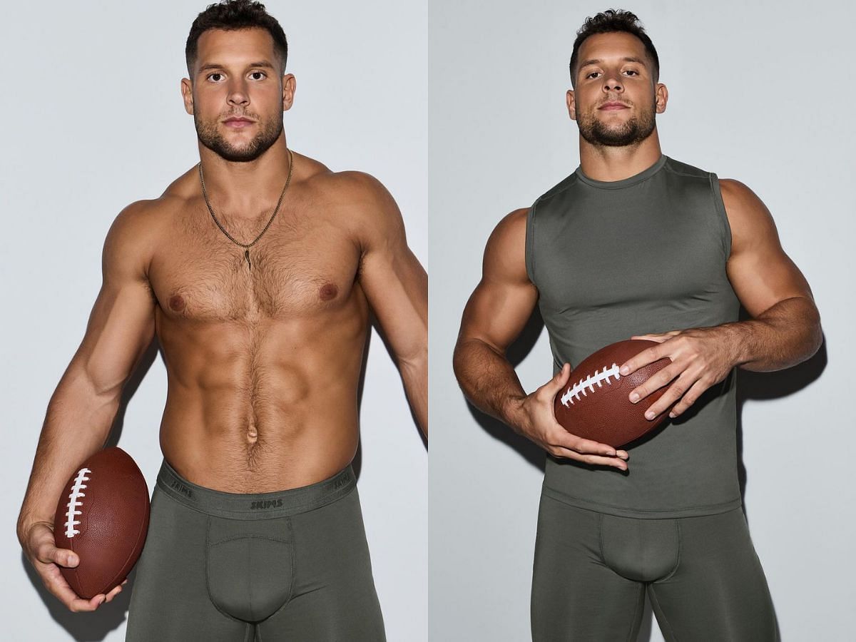 Nick Bosa for Skims Men (Image via Instagram/@kimkardashian)