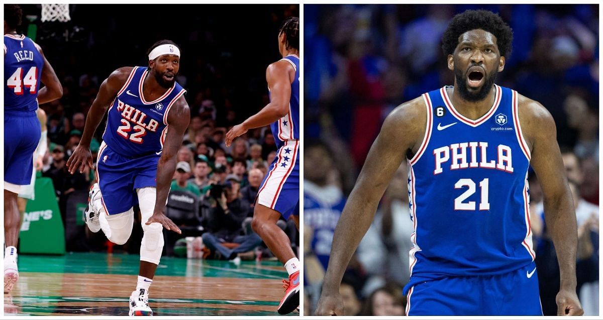 Patrick Beverley shows off hilarious Joel Embiid impression