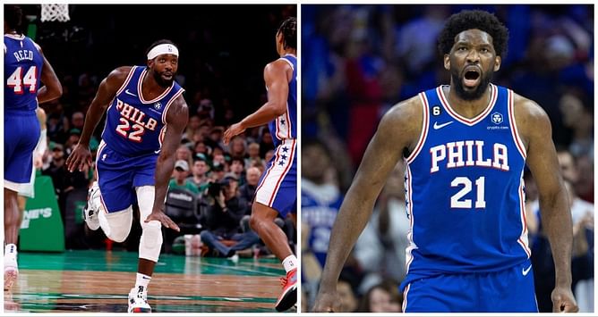 "Funniest s**t in the world" - Patrick Beverley hilariously nails Joel Embiid impersonation talking about practice