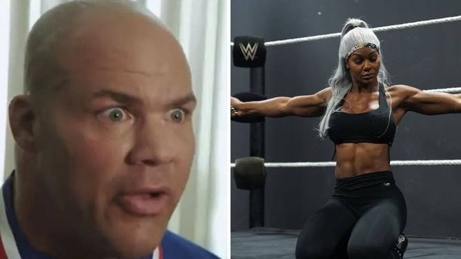 "Oh my god" - Kurt Angle opens up on Jade Cargill signing with WWE